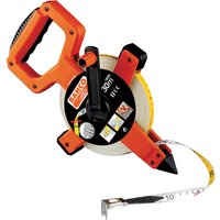 LTS Open Reel Fiberglass Tape Measure Imperial & Metric 330ft 100m 13mm