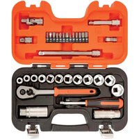 Bahco S330 34 Piece 1/4" and 3/8" Drive Socket Set Combination Bahco S330 34 Piece 1/4" and 3/8" Drive Socket Set Combination