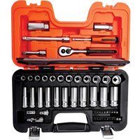 Bahco 53 Piece Combination Drive Hex Socket and Bit Set Metric Combination Bahco 53 Piece Combination Drive Hex Socket and Bit Set Metric Combination