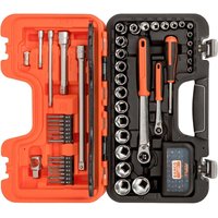 79 Piece Combination Drive Slim Socket Set Metric