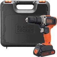 Black and Decker BCD003C 18v Cordless Combi Drill 1 x 1.5ah Li-ion Battery Charger Case