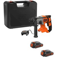 BCD900 18v Cordless SDS Plus Hammer Drill 2 x 2ah Li ion Battery Charger Case