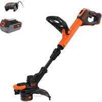 BCST918 18v Cordless Telescopic Grass Trimmer Edger 280mm 1 x 4ah Li ion Battery Charger