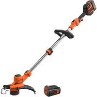 BCSTA5362 36v Cordless Telescopic Grass Trimmer 330mm 2 x 2ah Li ion Battery Charger