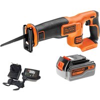 BDCR18 18v Cordless Reciprocating Saw 1 x 4ah Li ion Battery Charger No Case