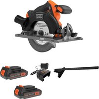 Black and Decker BLCCS78 18v Cordless Brushless Circular Saw 165mm 2 x 2ah Li-ion Charger No Case