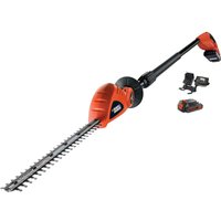 Black and Decker GTC1843L 18v Cordless Long Articulating Hedge Trimmer 430mm 2 x 2ah Li-ion Battery Charger