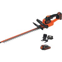 Black and Decker GTC18452PC 18v Cordless Hedge Trimmer 450mm 2 x 2ah Li-ion Battery Charger