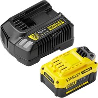 Stanley Fatmax V20 SFMCB14M1 18v Cordless Battery and Charger Starter Kit 4ah 4ah Stanley Fatmax V20 SFMCB14M1 18v Cordless Battery and Charger Starter Kit 4ah 4ah