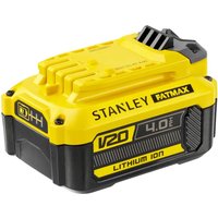 Stanley Fatmax V20 SFMCB204 18v Cordless Li-Ion Battery 4ah 4ah Stanley Fatmax V20 SFMCB204 18v Cordless Li-Ion Battery 4ah 4ah