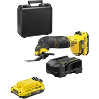 Stanley Fatmax V20 SFMCE500 18v Cordless OIS Oscillating Multi Tool 2 x 2ah Li-ion Battery Charger Case Stanley Fatmax V20 SFMCE500 18v Cordless OIS Oscillating Multi Tool 2 x 2ah Li-ion Battery Charger Case