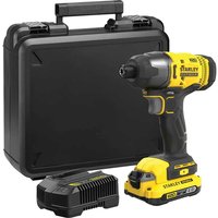 Stanley Fatmax V20 SFMCF800 18v Cordless Impact Driver 1 x 2ah Li-ion Battery Charger Case Stanley Fatmax V20 SFMCF800 18v Cordless Impact Driver 1 x 2ah Li-ion Battery Charger Case