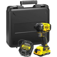 Stanley Fatmax V20 SFMCF810 18v Cordless Brushless Impact Driver 1 x 2ah Li-ion Battery Charger Case Stanley Fatmax V20 SFMCF810 18v Cordless Brushless Impact Driver 1 x 2ah Li-ion Battery Charger Case