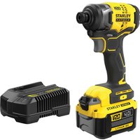 Stanley Fatmax V20 SFMCF810 18v Cordless Brushless Impact Driver 1 x 4ah Li-ion Battery Charger No Case Stanley Fatmax V20 SFMCF810 18v Cordless Brushless Impact Driver 1 x 4ah Li-ion Battery Charger No Case
