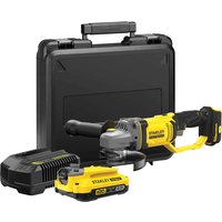 Stanley Fatmax V20 SFMCG400 18v Cordless Angle Grinder 125mm 1 x 2ah Li-ion Battery Charger Case Stanley Fatmax V20 SFMCG400 18v Cordless Angle Grinder 125mm 1 x 2ah Li-ion Battery Charger Case