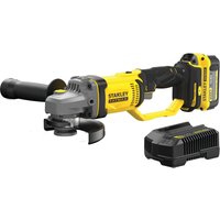 Stanley Fatmax V20 SFMCG400 18v Cordless Angle Grinder 125mm 1 x 4ah Li-ion Battery Charger No Case Stanley Fatmax V20 SFMCG400 18v Cordless Angle Grinder 125mm 1 x 4ah Li-ion Battery Charger No Case