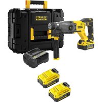 Stanley Fatmax V20 SFMCH900 18v Cordless SDS Plus Drill 3 x 4ah Li-ion Battery Charger Case Stanley Fatmax V20 SFMCH900 18v Cordless SDS Plus Drill 3 x 4ah Li-ion Battery Charger Case