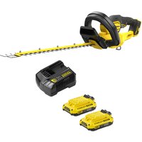 Stanley Fatmax V20 SFMCHT855 18v Cordless Hedge Trimmer 550mm 2 x 2ah Li-ion Battery Charger Stanley Fatmax V20 SFMCHT855 18v Cordless Hedge Trimmer 550mm 2 x 2ah Li-ion Battery Charger
