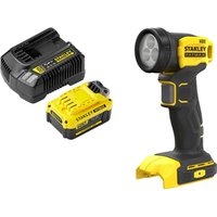 Stanley Fatmax V20 SFMCL020 18v Cordless Flashlight Torch 1 x 4ah Li-ion Charger No Case Stanley Fatmax V20 SFMCL020 18v Cordless Flashlight Torch 1 x 4ah Li-ion Charger No Case