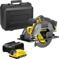 Stanley Fatmax V20 SFMCS500 18v Cordless Circular Saw 165mm 1 x 2ah Li-ion Battery Charger Case Stanley Fatmax V20 SFMCS500 18v Cordless Circular Saw 165mm 1 x 2ah Li-ion Battery Charger Case