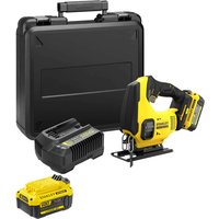 Stanley Fatmax V20 SFMCS600 18v Cordless Jigsaw 2 x 4ah Li-ion Battery Charger Case Stanley Fatmax V20 SFMCS600 18v Cordless Jigsaw 2 x 4ah Li-ion Battery Charger Case