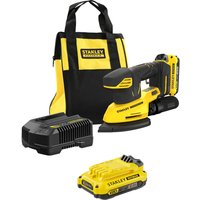 Stanley Fatmax V20 SFMCW221 18v Cordless Detail Sander 2 x 2ah Li-ion Battery Charger Bag Stanley Fatmax V20 SFMCW221 18v Cordless Detail Sander 2 x 2ah Li-ion Battery Charger Bag