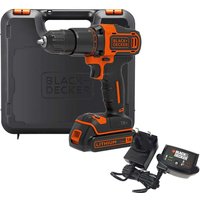Black and Decker BCD700S 18v Cordless Combi Drill 1 x 1.5ah Li-ion Battery Charger Case