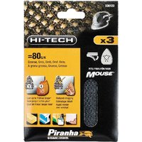 Piranha Hi Tech Quick Fit Mesh Mouse Sanding Sheets