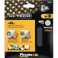 Piranha Hi Tech Quick Fit Mesh ROS Sanding Sheets 115mm