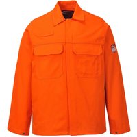 BizWeld Mens Flame Resistant Jacket Orange S