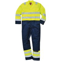 Hi-Vis Anti-Static Bizflame Pro Coverall (YeNa) 4X