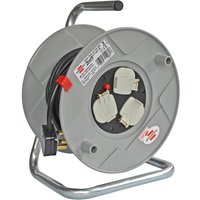 AK 260 Dust Protected 3 Socket Cable Extension Reel 240v 25m