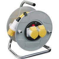 AK 260 Twin Socket Cable Extension Reel 110v 25m