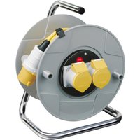 AK 260 Twin Socket Cable Extension Reel 110v 50m