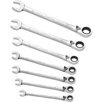 7 Piece Ratchet Combination Spanner Set
