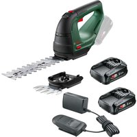 Bosch ADVANCEDSHEAR P4A 18v Cordless Grass and Shrub Shears 2 x 1.5ah Li-ion Battery Charger