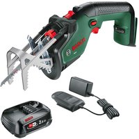 Bosch KEO 18 LI P4A 18v Cordless Reciprocating Pruning Saw 1 x 2.5ah Li-ion Battery Charger