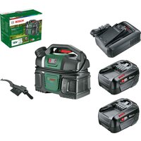 Bosch FONTUS 18V-6 P4A 18v Cordless Pressure Washer and Bicycle Cleaner 2 x 4ah Li-ion Charger