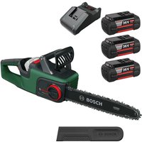Bosch ADVANCEDCHAIN 36V-35-40 36v Cordless Chainsaw 350mm 3 x 6ah Li-ion Battery Charger