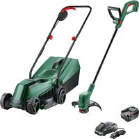 EASYMOWER P4A 18v Cordless Rotary Lawnmower Grass Trimmer Kit