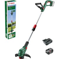 Bosch UNIVERSALGRASSCUT 18V-26-500 P4A 18v Cordless Grass Trimmer and Edger 260mm 1 x 6ah Li-ion Battery Charger