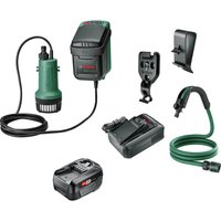 Bosch GARDENPUMP 18-2000 P4A 18v Cordless Submersible Water Pump