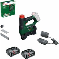 Bosch ADVANCEDTACKER 18V-25 P4A 18v Cordless Nailer and Stapler 2 x 2ah Li-ion Charger No Case