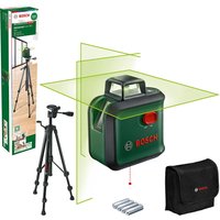 ADVANCEDLEVEL 360 Self Levelling Cross Line Laser Level Tripod Set