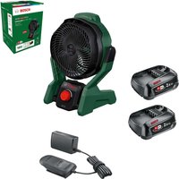 Bosch UNIVERSALFAN 18V-1000 P4A 18v Cordless Portable Fan 2 x 2ah Li-ion Battery Charger No Case