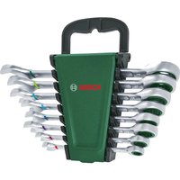 8 Piece Ratchet Combination Spanner Set