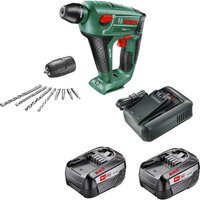 Bosch UNEO MAXX 18 LI P4A 18v Cordless Rotary Hammer Drill 2 x 6ah Li-ion Battery Charger No Case