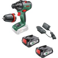 Bosch ADVANCEDDRILL P4A 18v Cordless Drill Driver 2 x 2.5ah Li-ion Battery Charger No Case