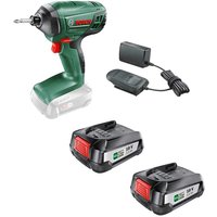 Bosch ADVANCEDIMPACTDRIVE P4A 18v Cordless Impact Driver 2 x 2.5ah Li-ion Battery Charger No Case