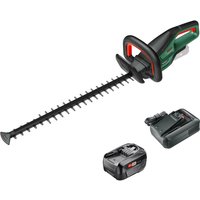 Bosch UNIVERSALHEDGECUT 18V-50 P4A 18v Cordless Hedge Trimmer 500mm 1 x 4ah Li-ion Battery Charger